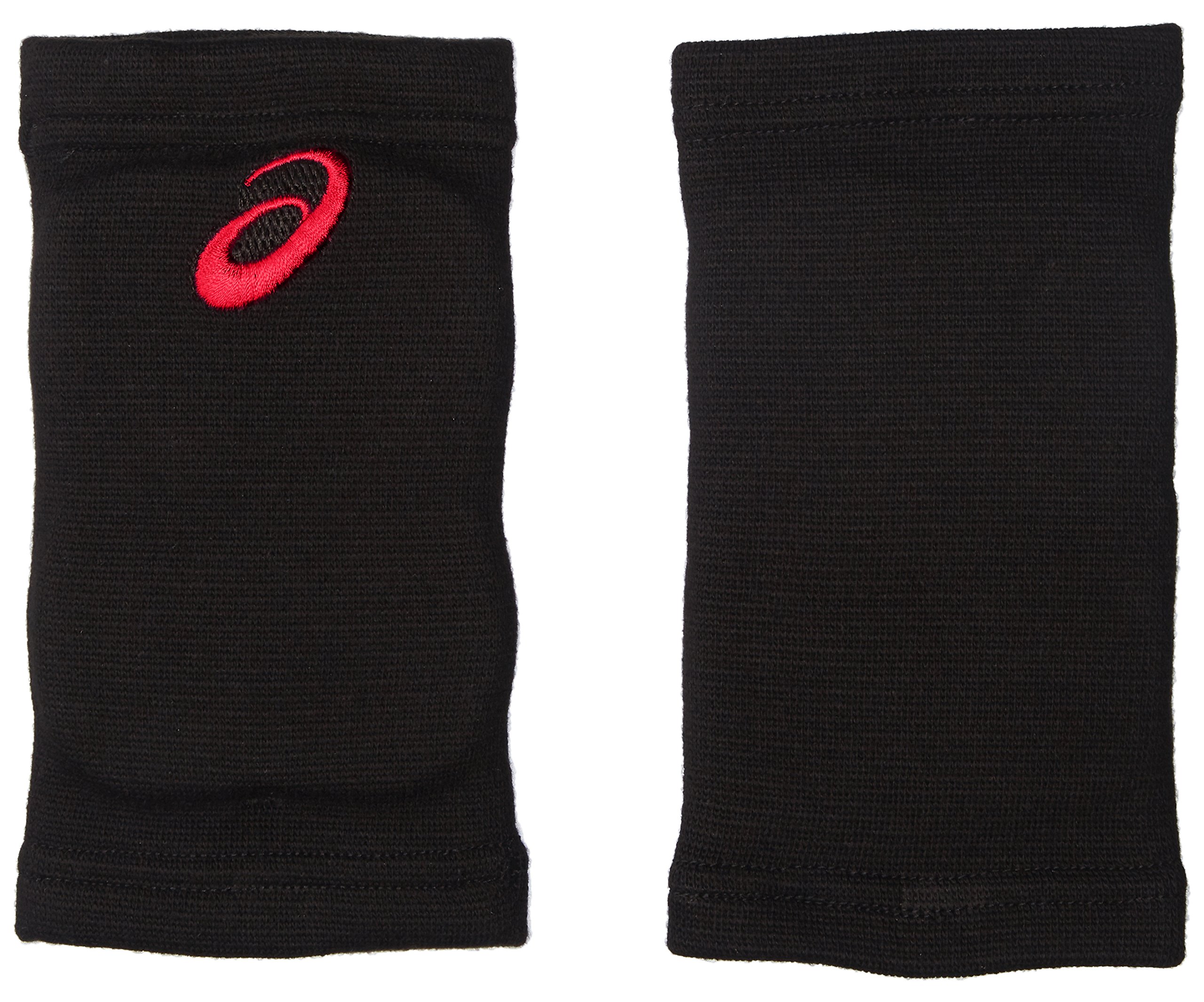 [asics(アシックス)]バレーボールウエア バレーボールサポーター ジュニアひじサポーター(2個入) XWP079 [ジュニア] ブラック/ヴィクトリーレッド 日本 OS (FREE サイズ)商品画像