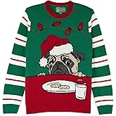 The Ugly Sweater Co. Light Up Ugly Christmas Sweater with LEDs - Snug Fit, Motion Activated Light Up Ugly Sweater Designs.