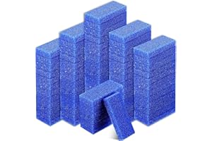 Batiyeer 600 Pcs Foot Pumice Stone Bulk for Feet Scrubber Dead Skin Disposable Foot Pumice Foot Shower Scrubber Foot Scrubber for Heel Cuticle Callus Remover Bath Spa, 3.15 x 1.34 x 0.47 Inch (Blue)