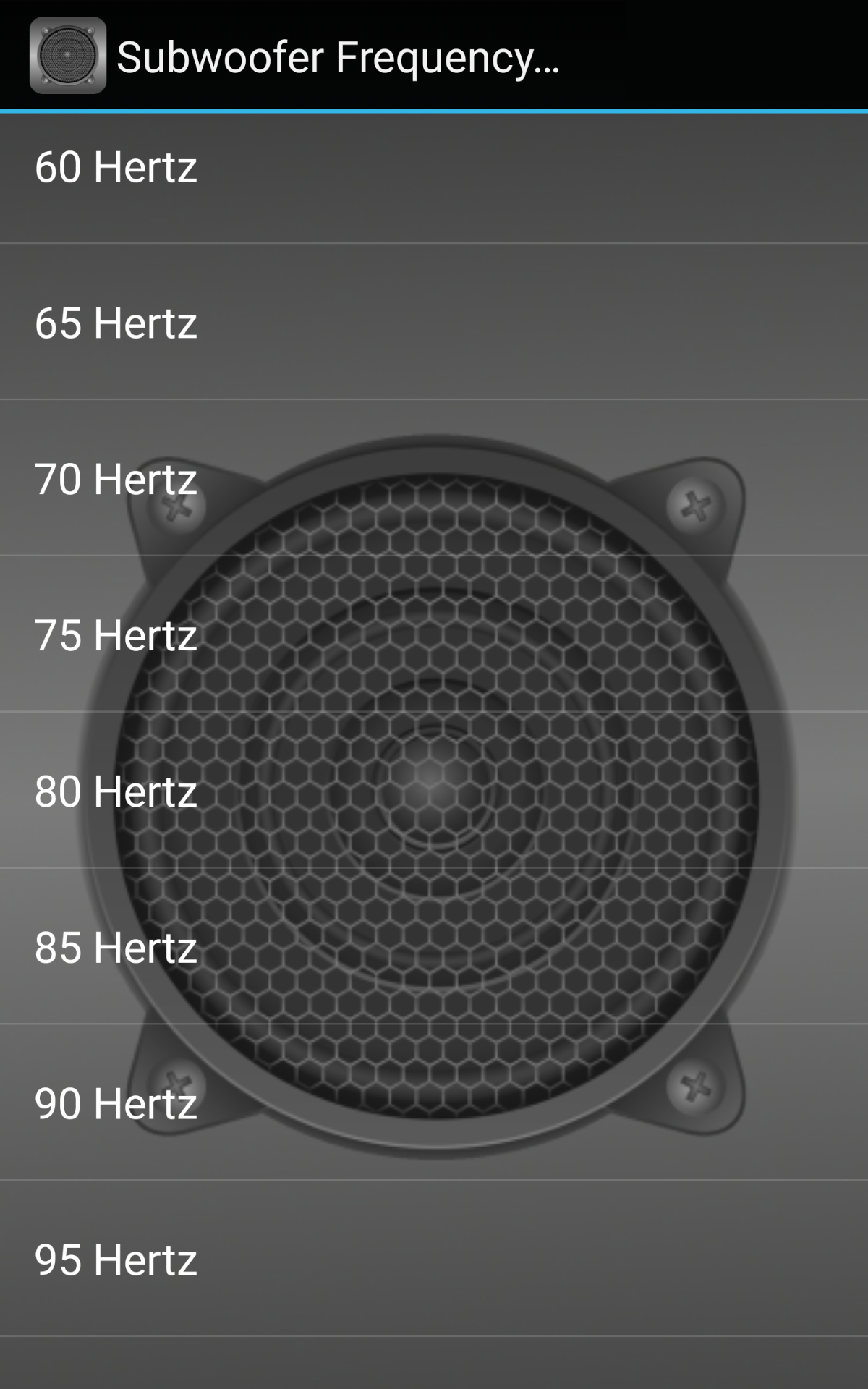 Subwoofer Frequency TestAmazon.co.ukAppstore for Android