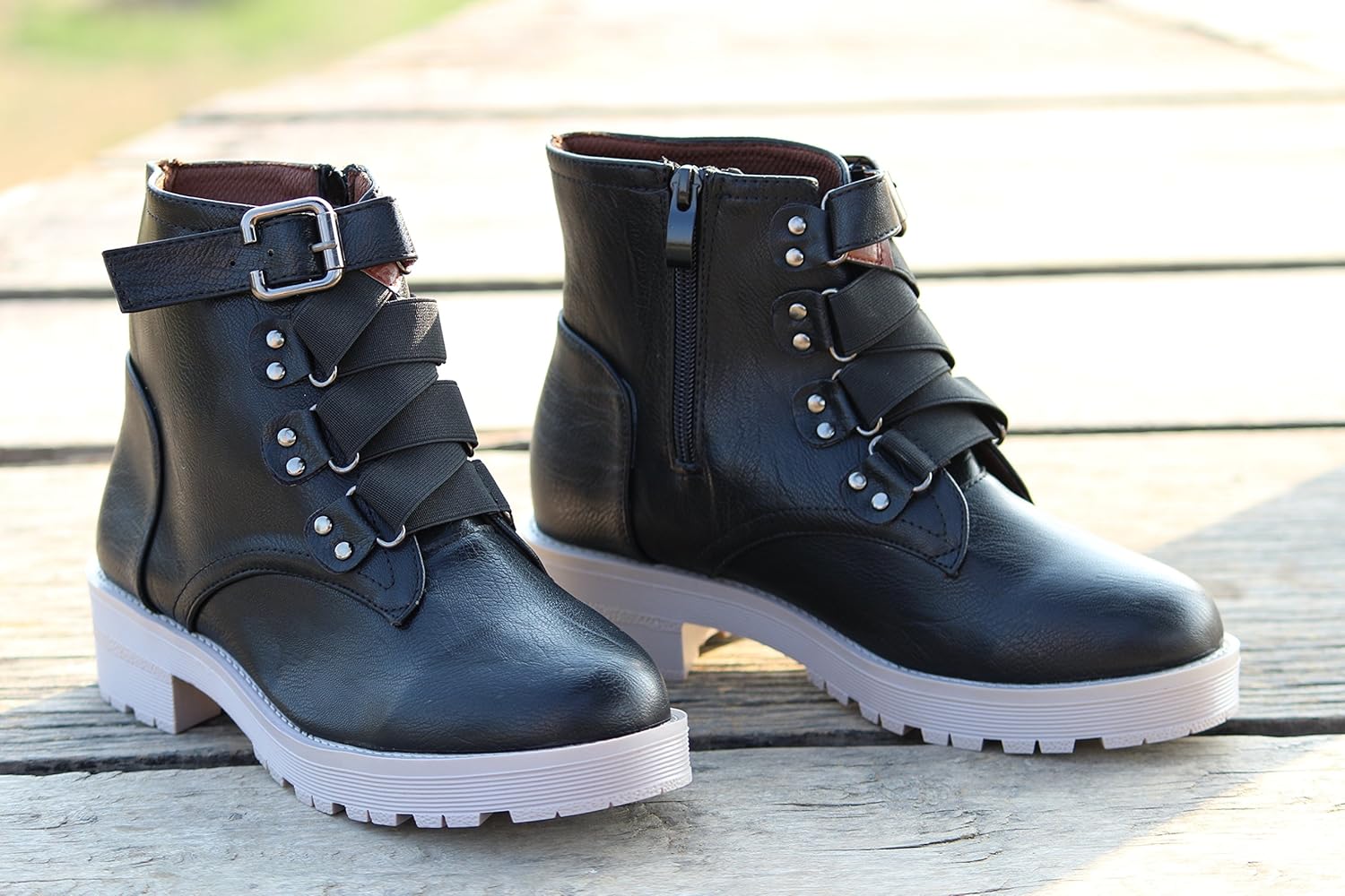 brauch women's black boots