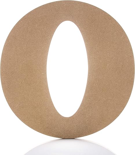 Amazon Com 12 Wooden Letter O Large Wall Decor Letters Arts Crafts Sewing