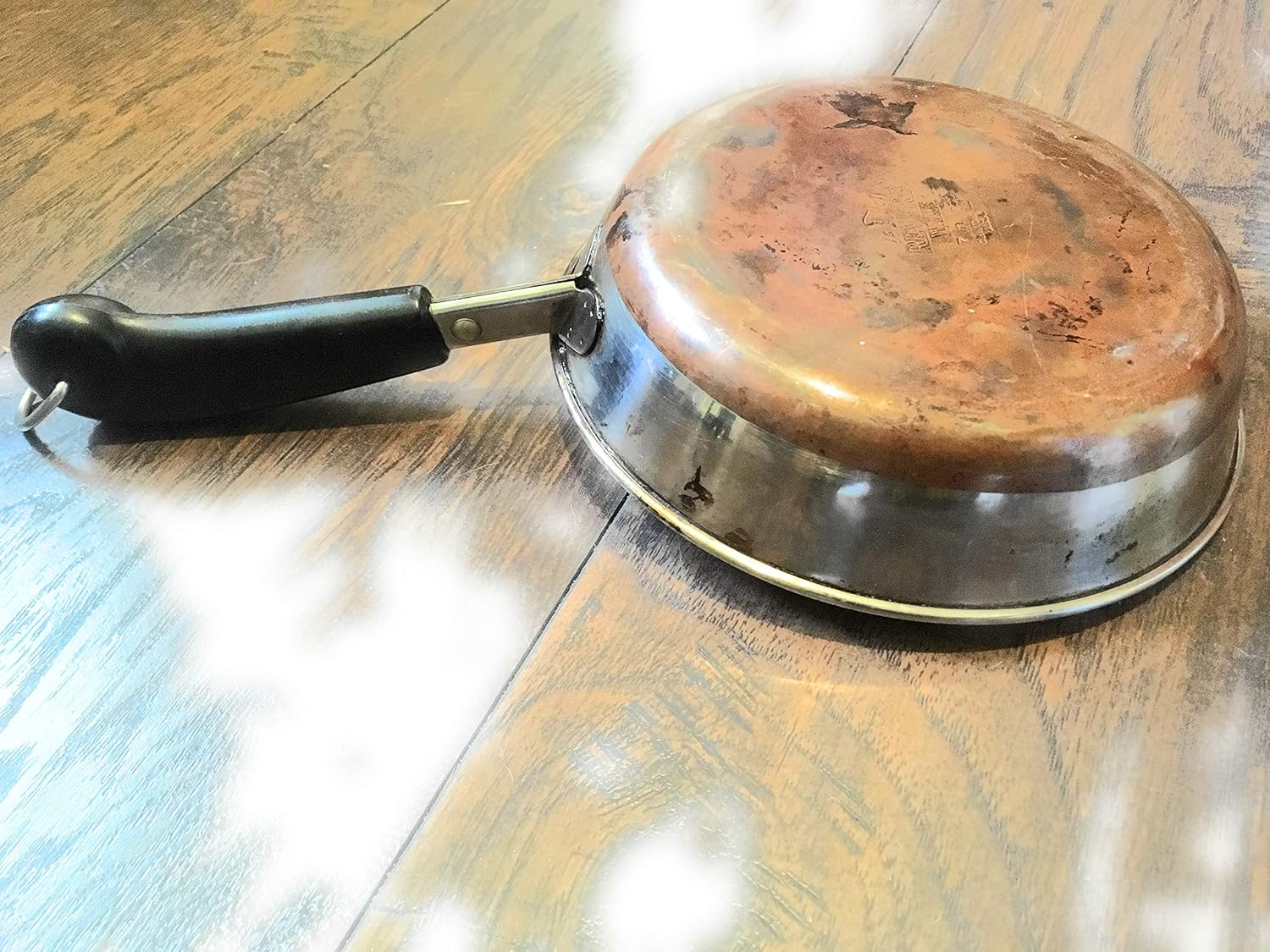 Amazon Com Vintage Revere Ware Copper Clad 7 Inch Saucepan Skillet Usa Kitchen Dining
