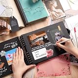 Uncle Paul Scrapbook Album Our Adventure Book 80 Pages A4 DIY Kit Black DS01bk view 6