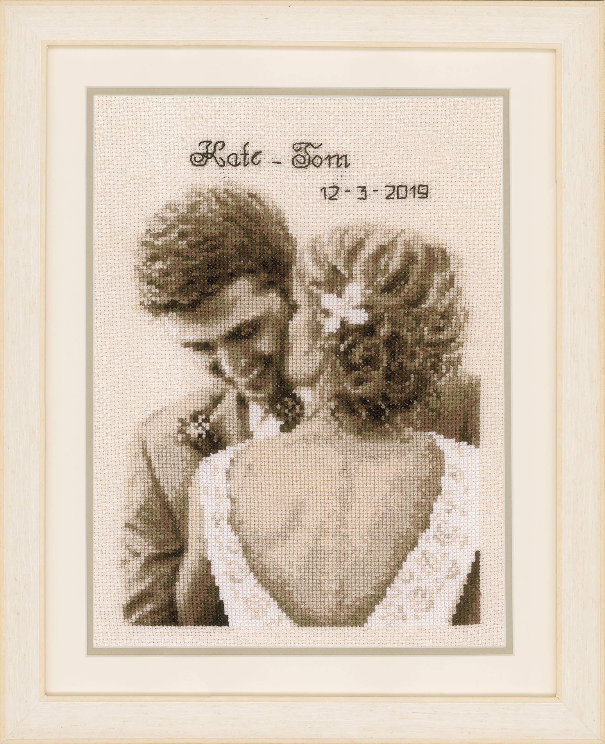 Counted Cross Stitch Kit Wedding Happiness