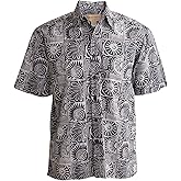 Johari West Men's Hawaiian Shirt Short Sleeve Button Down Casual Tropical Shirt