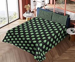 Ambesonne Alien Sheet Set, Supernatural Martiansal