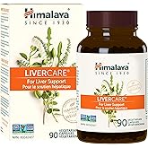 Himalaya LiverCare for Liver Support, Cleanse & Detox, 90 Vegetarian Capsules, Non-GMO, Gluten Free Supplement, 375 mg, 45 Da