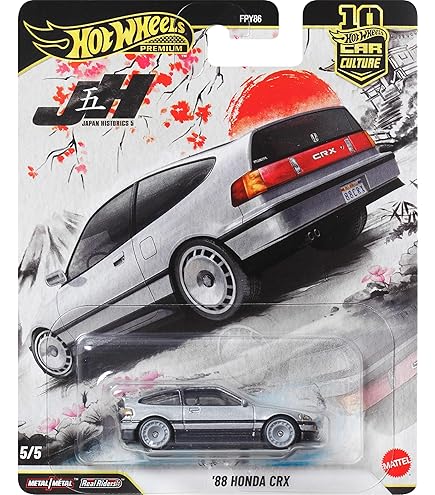 Amazon.com: Hot Wheels Series, Black 1985 CR-X 1/8 : Toys & Games