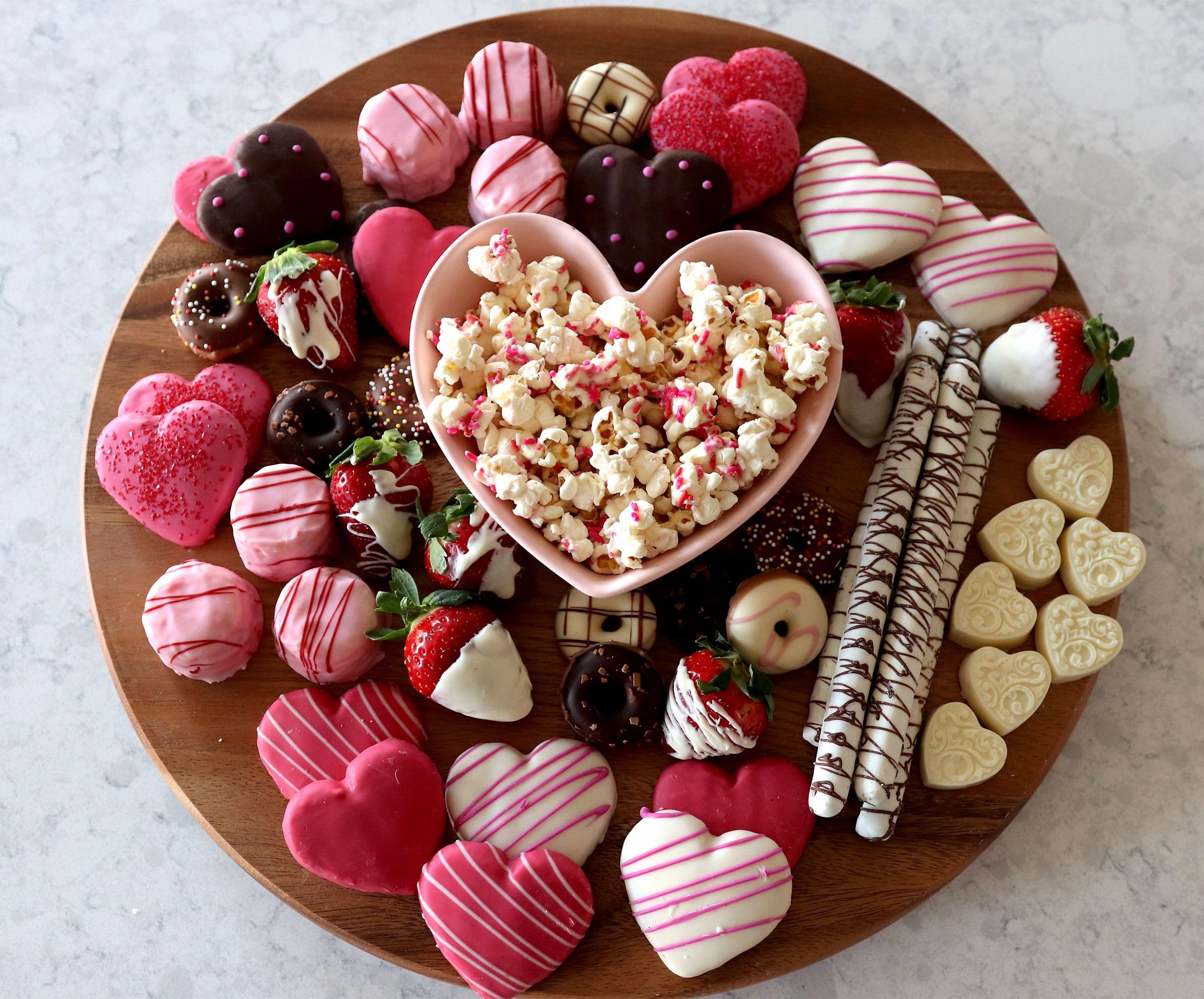 Lipper International Acacia Wood 18-Inch Lazy Susan Kitchen Turntable