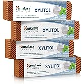 Himalaya Botanique Whitening Antiplaque Toothpaste with Xylitol for Gentle Whitening, Fluoride-Free, SLS Free, Carrageenan Fr