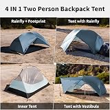 Naturehike Mongar 2 Person Tent Ultralight Waterproof 210T Polyester Forest view 7