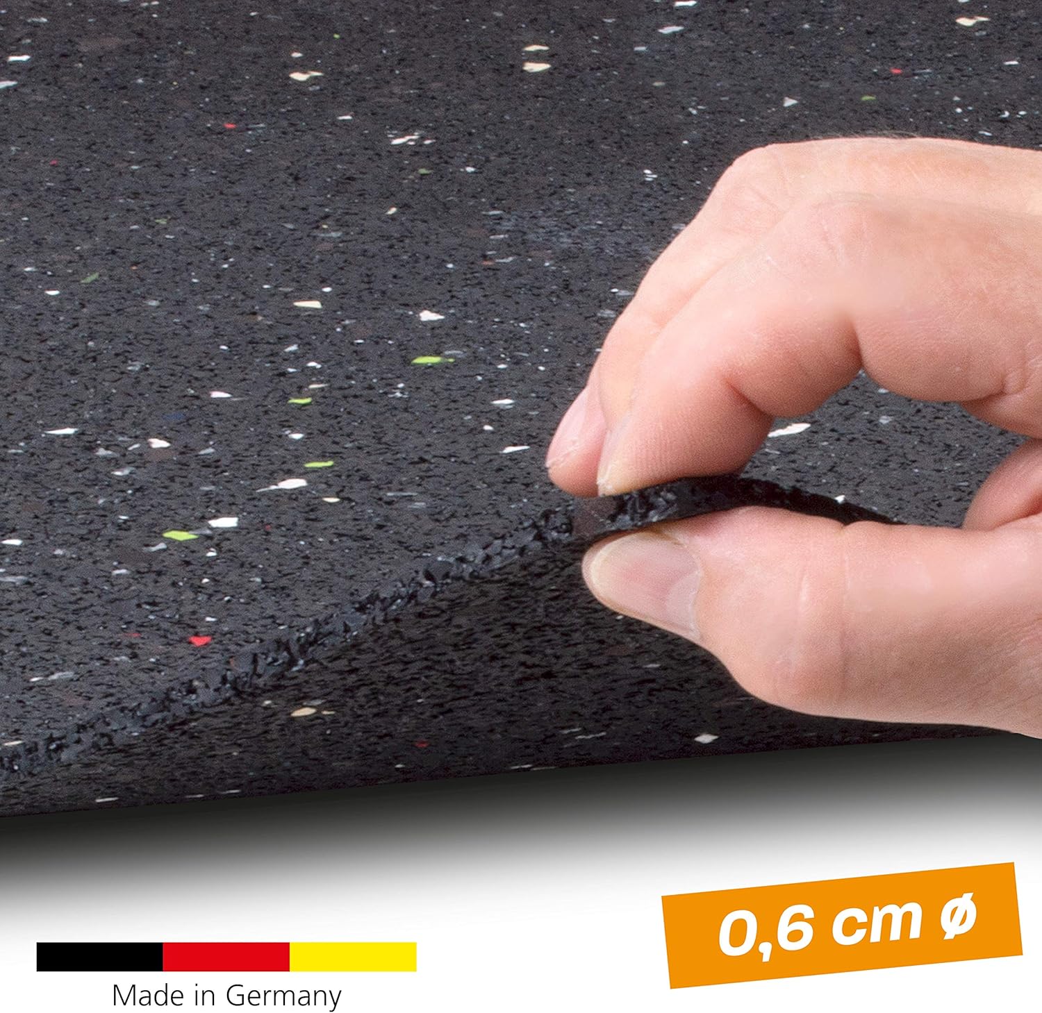 Hinrichs Anti Vibration Mat for Washing Machines - 60x60x0,6cm - Washing Machine Mat - Can Be Cut to Size -Rubber Mat - Image 5