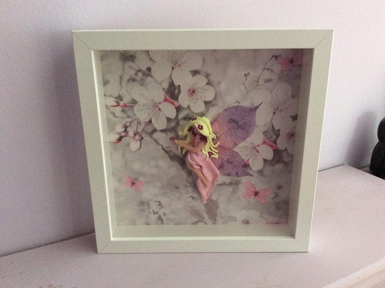Download Handmade 3d Fairy Angel In A Picture Box Frame Amazon Co Uk Handmade Products