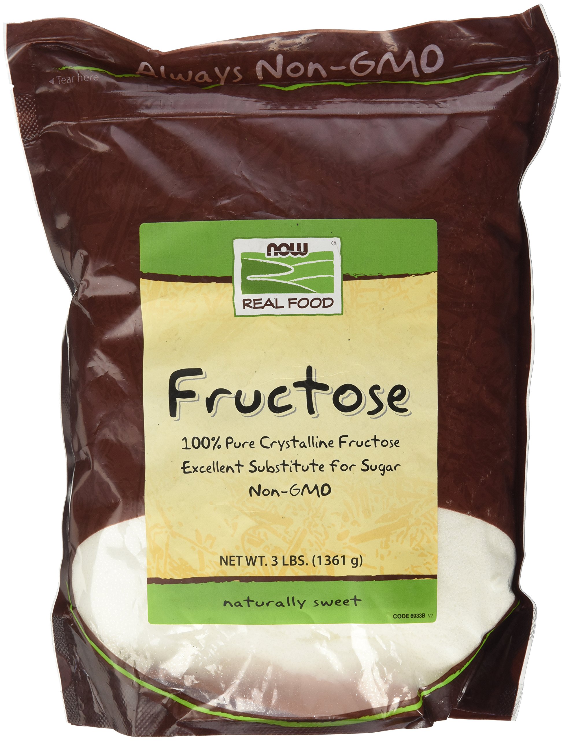 NOW Foods, Fructose, Pure Crystalline Frustose, Excellent Substitute