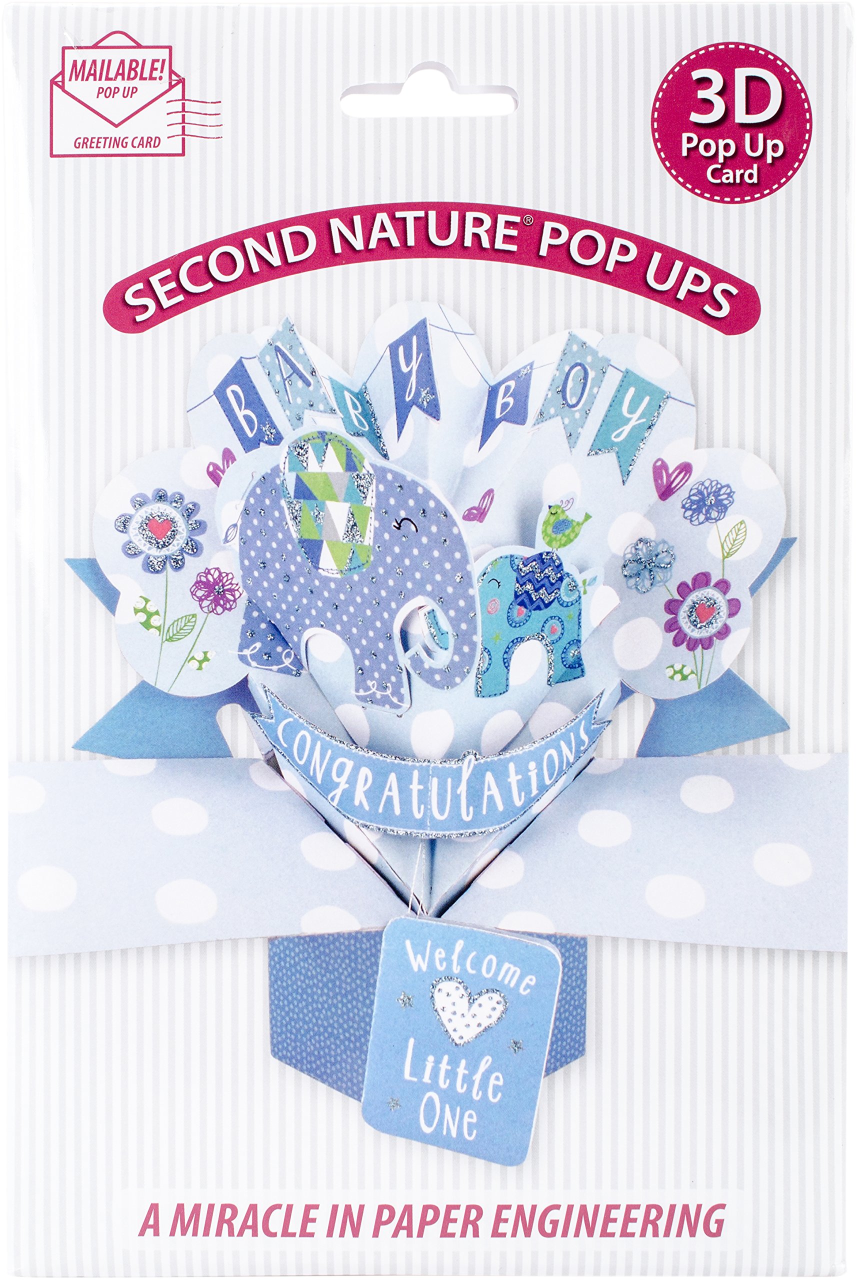 Express Yourself MIP Pop-Up 3D Greeting Card, Multi-Colour, 20.82 x 13.97 x 0.63 cm