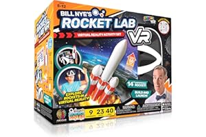 Abacus Brands Bill Nye's Science Squad: Rocket Lab VR - Virtual Reality Kids Science Kit, Book and Interactive Learning Activity Set - for Ages 8 and Up