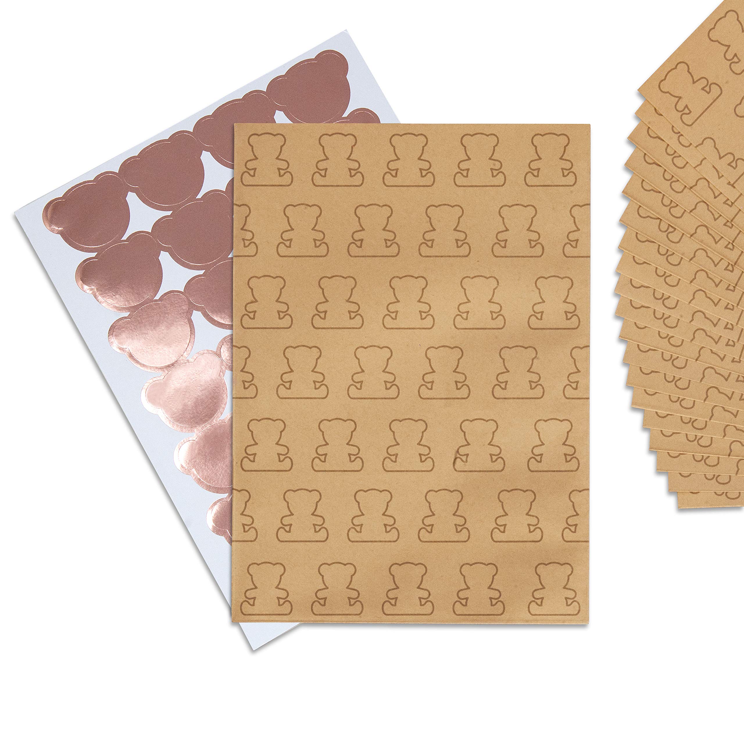 Hatton Gate Teddy Bear Party Treat Bags With Stickers 20 per Pack