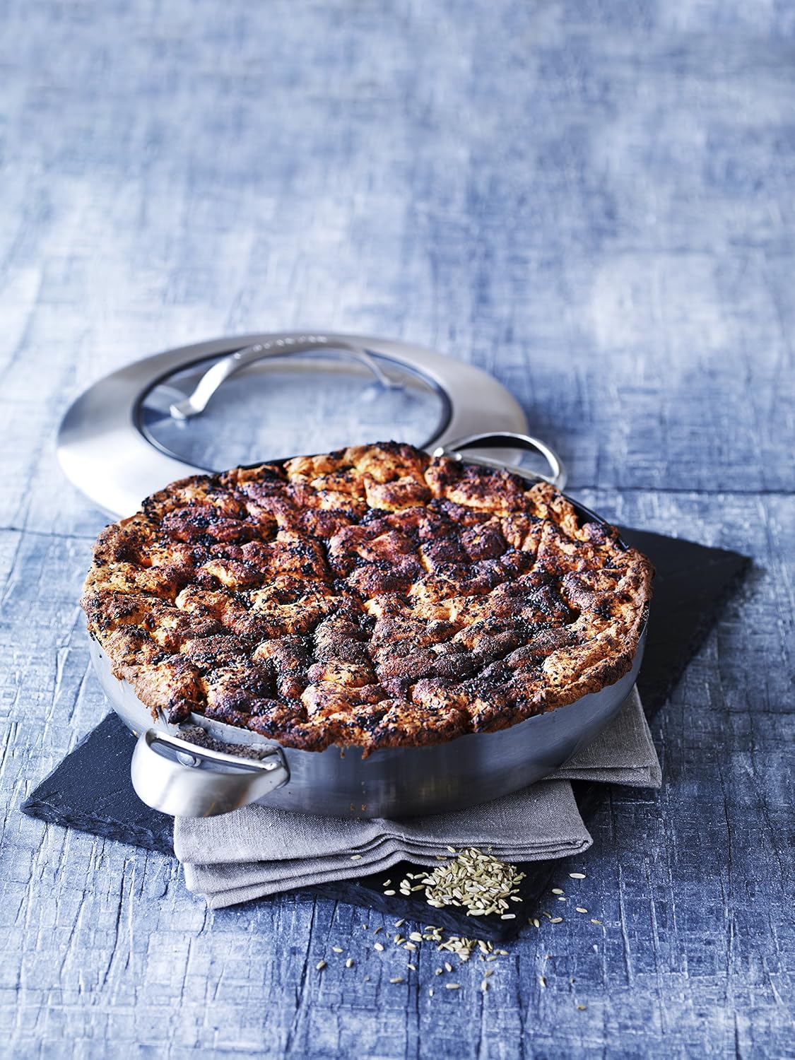 Scanpan CTX 12-3/4-Inch Covered Chef's Pan SC10102, 12.75 IN, Stainless Steel: Kitchen & Dining