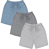 Andrew Scott Men's Executive Soft Peach Fleece Sleep Shorts |All Season Drawstring Lounge Pj Jams |Multi Packs