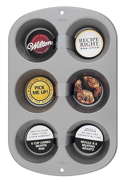 Wilton 6-Cup Jumbo Muffin Pan
