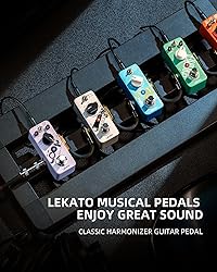 LEKATO Mini Pitch Shifter Pedal, Harmonizer Guitar