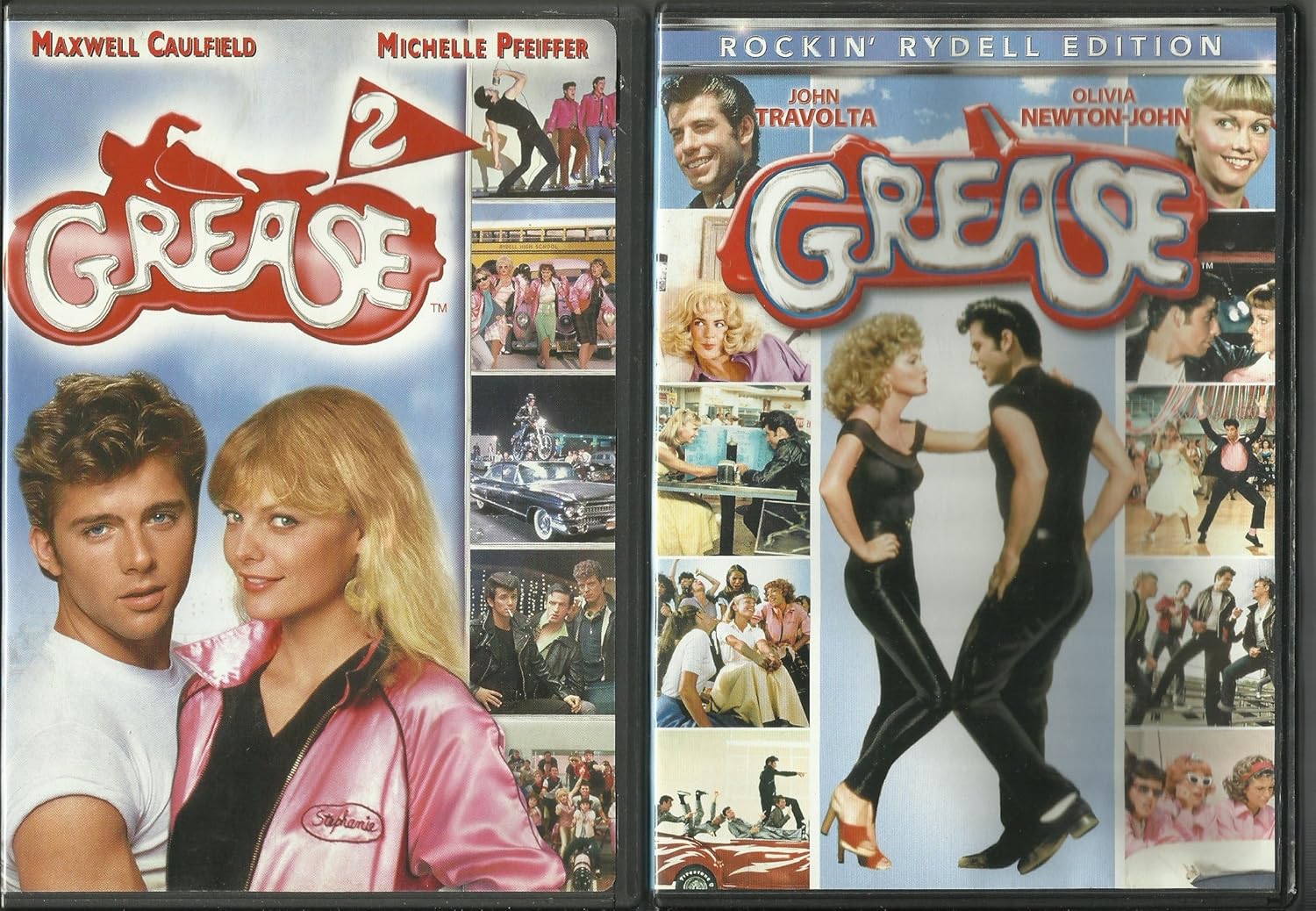 Grease and Grease 2 DVD Double Feature John Travolta Olivia