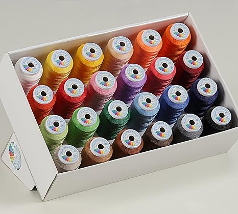 Multitalent® Maschinenstickgarn Basis-Set (24 x 1000m)