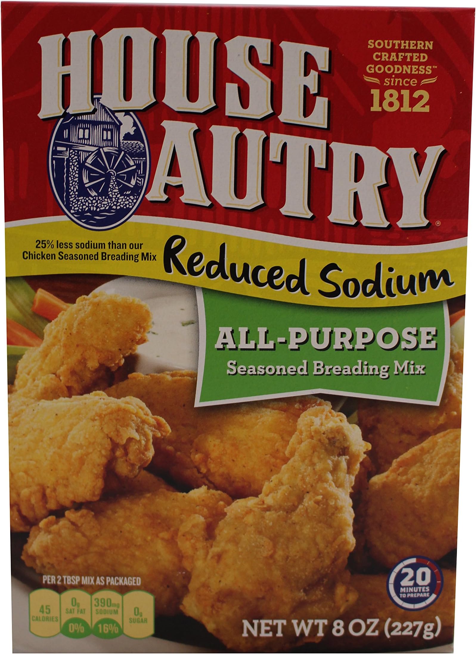 House Autry Reduced Sodium All-Purpose Seasoned Breading Mix