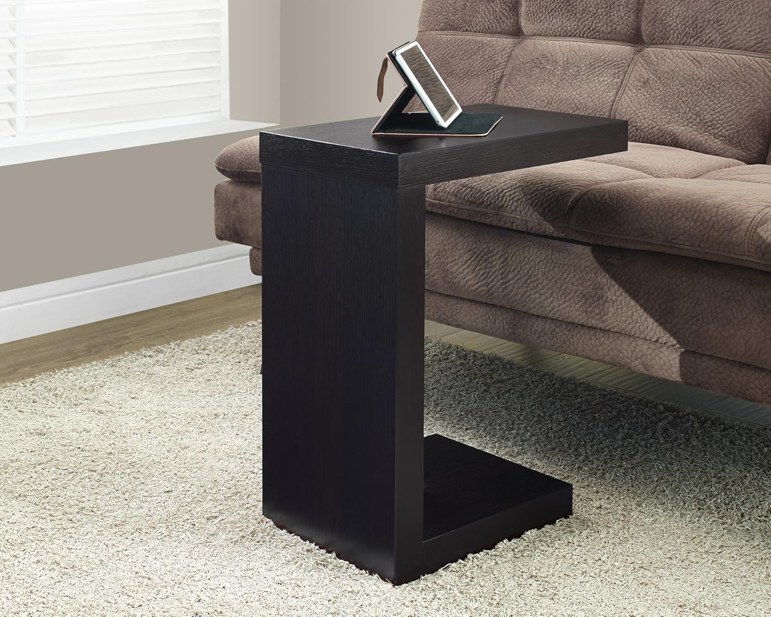 Best monarch specialties white glass top end table