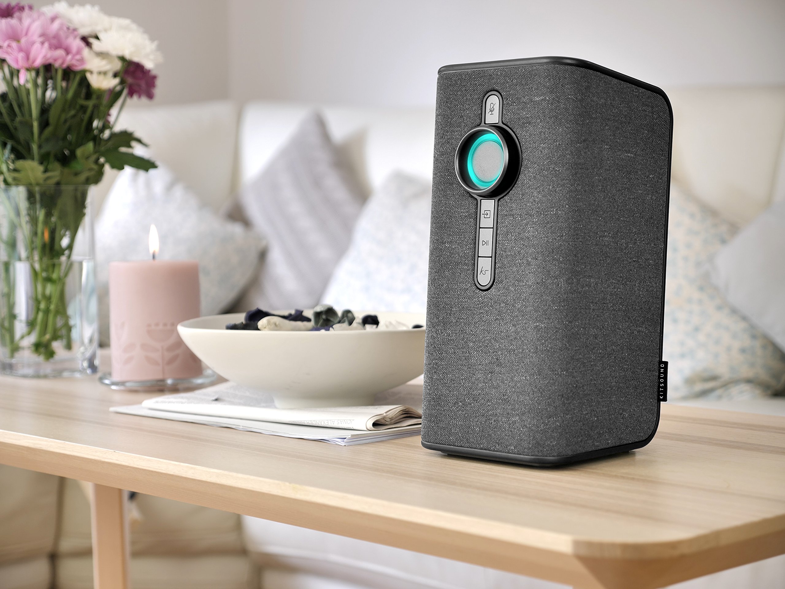 KitSound Voice One with Alexa BuiltIn and Spotify Voice Control Multi