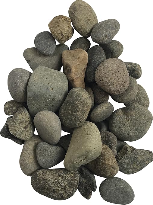 Amazon Com 2 Pounds Large Decorative Accent River Rocks 32 Oz