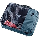 Deuter Mesh Zip Pack 3, Lightweight 3L Travel Organizer Pouch with Breathable Mesh and Full-Zip Access, 3 Liter - Atlantic