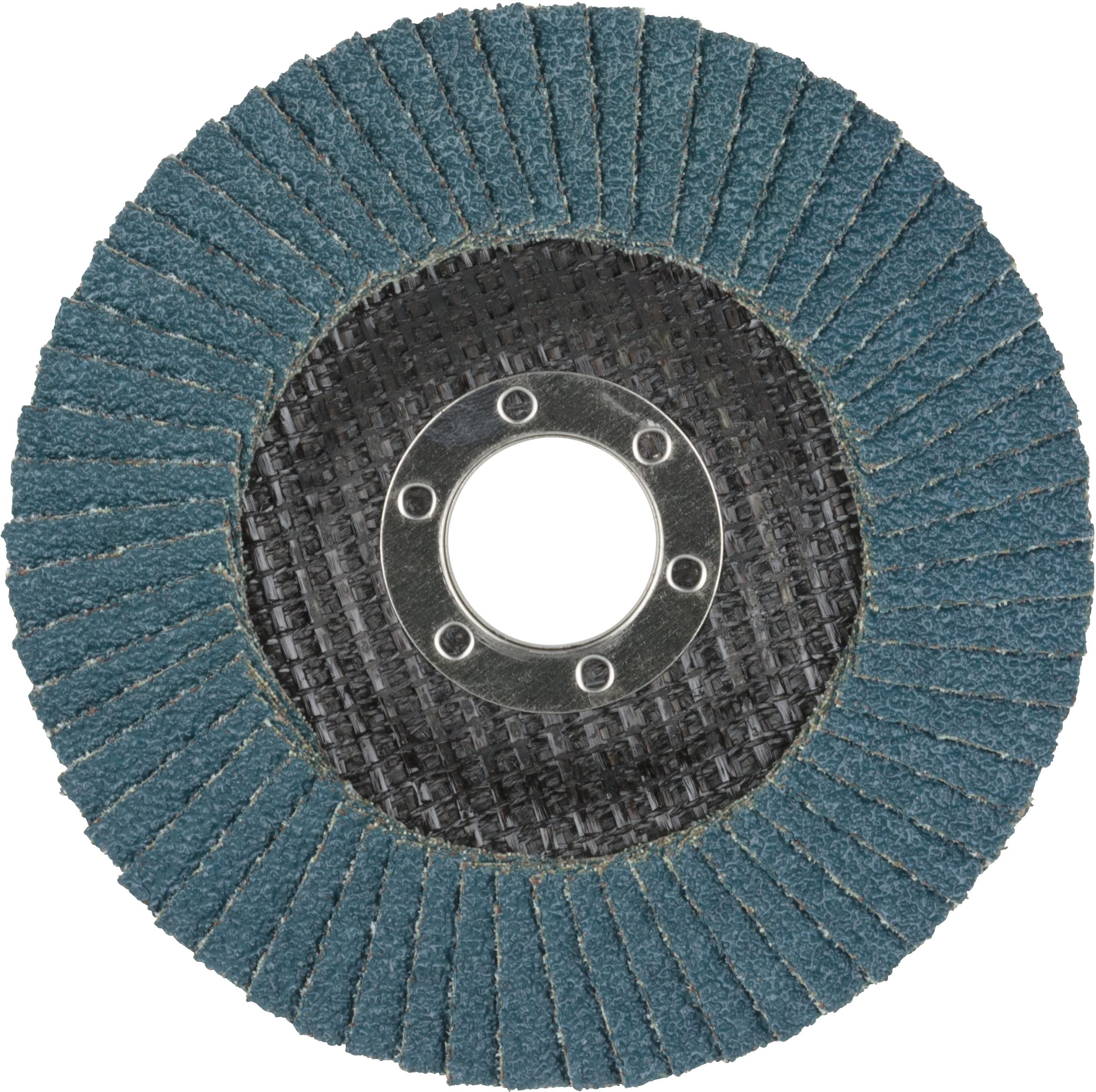 wolfcraft Lamellar Flap Disc Ø 125 mm, 60 I 5654000 I for coarse Sanding of Metal Surfaces