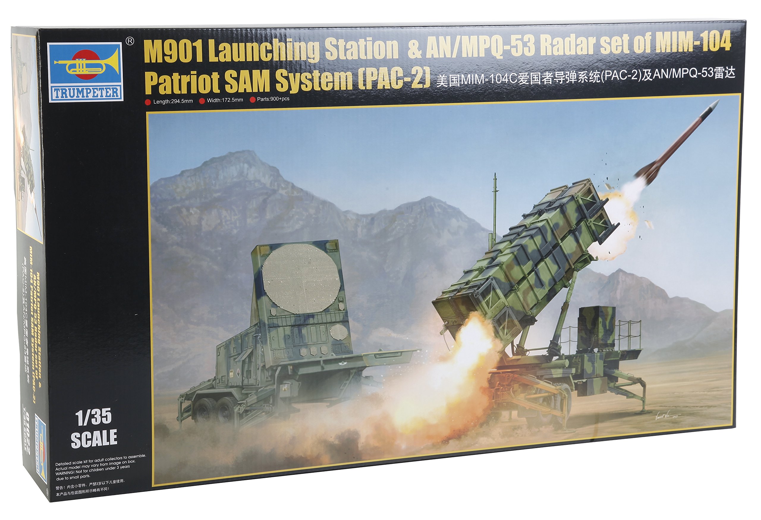 Trumpeter 1:35 - M901 Launcher & AN/MPQ-53 Radar for Patriot
