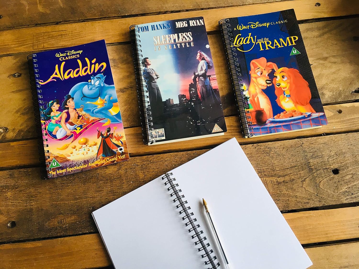 Disney VHS Cover Notebook Amazon.co.uk Handmade