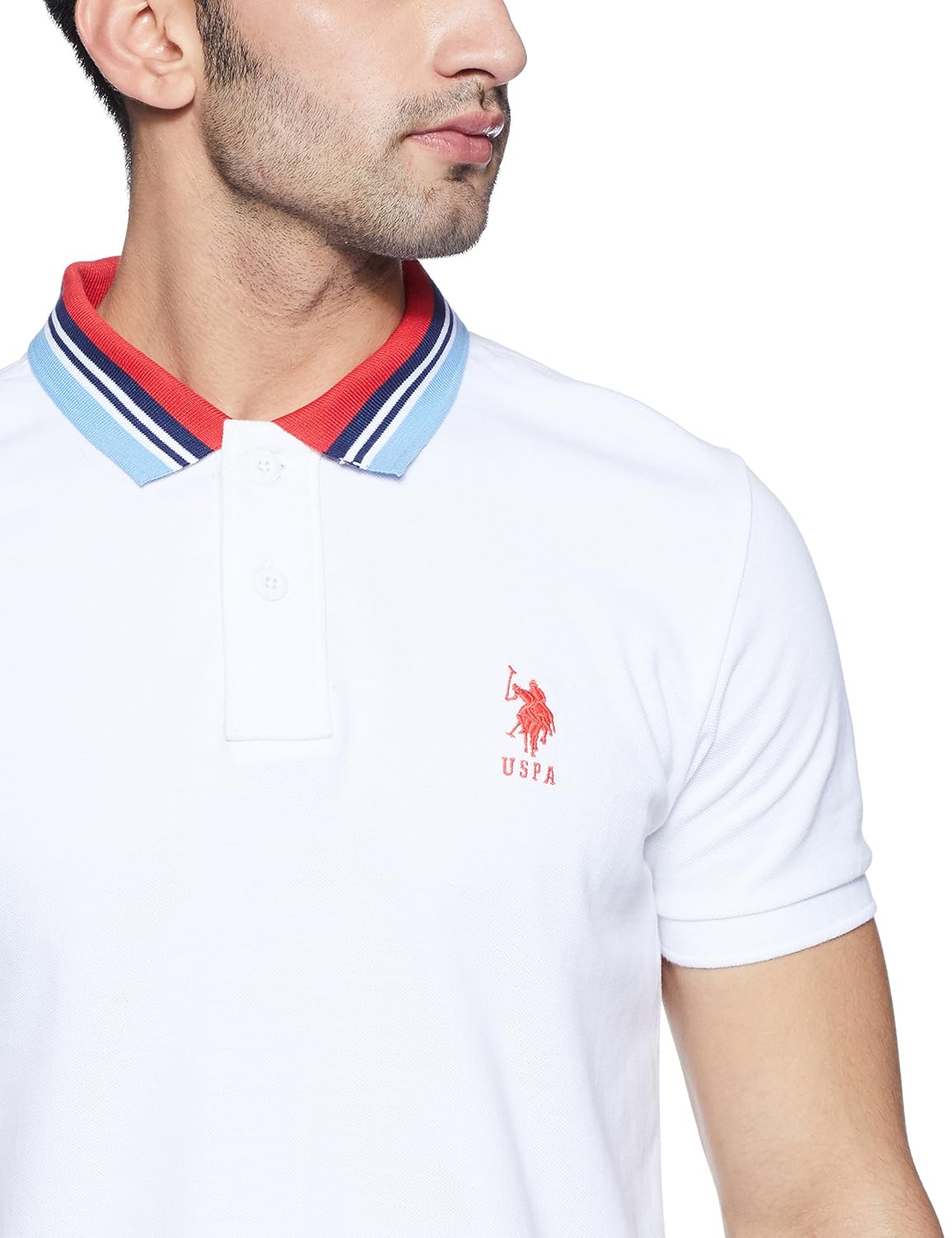us polo association men's solid regular fit polo