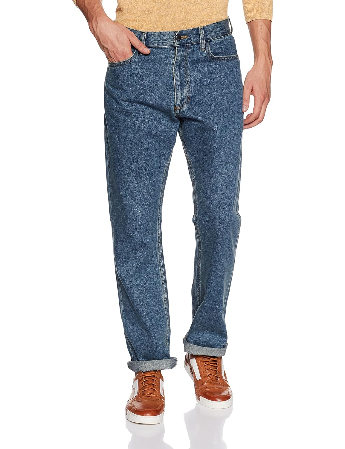 marks & spencer men's slim fit jeans