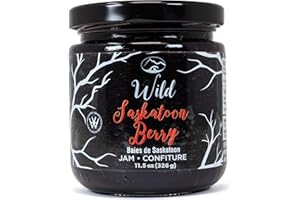 Wild Saskatoon Berry Jam | 250 ml / 11.5 oz / 326 g | Local | West Coast Wild Foods