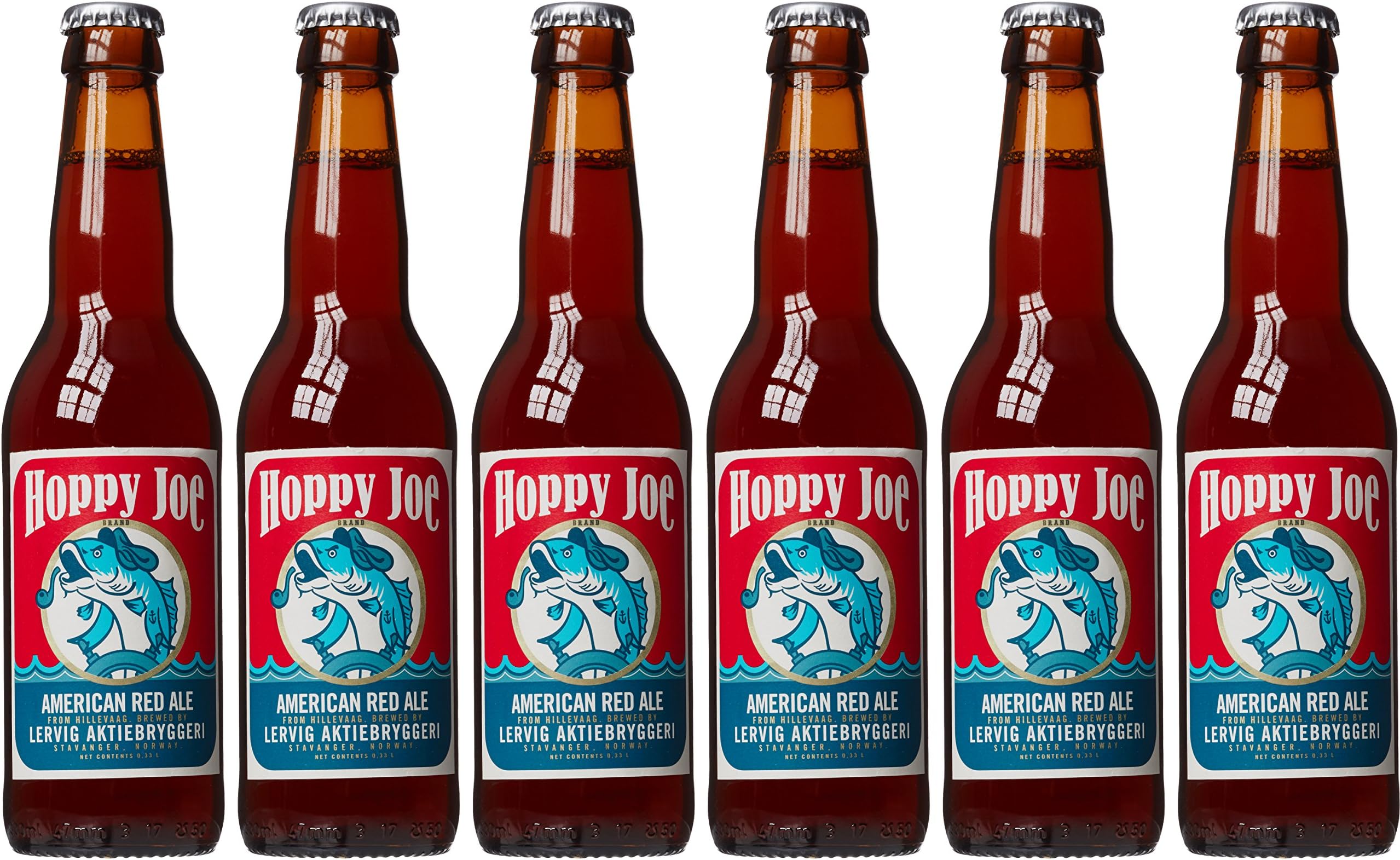 Lervig Hoppy Joe American Red Ale, 6 x 330 ml
