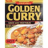 S&amp;B Curry Gold Vegetable Hot, 8.1-Ounce (Pack of 5)