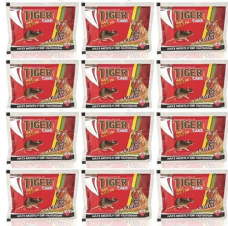 MMR Making Marvelous Home Biscuit Rat Killer Rodent Control Pet Safe 25 gm (Green) -12 Pieces