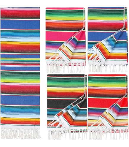 MEXICAN CLASSIC BLANKET ブランケット Leos Imports (TM) Handmade Classic Mexican Blankets 72