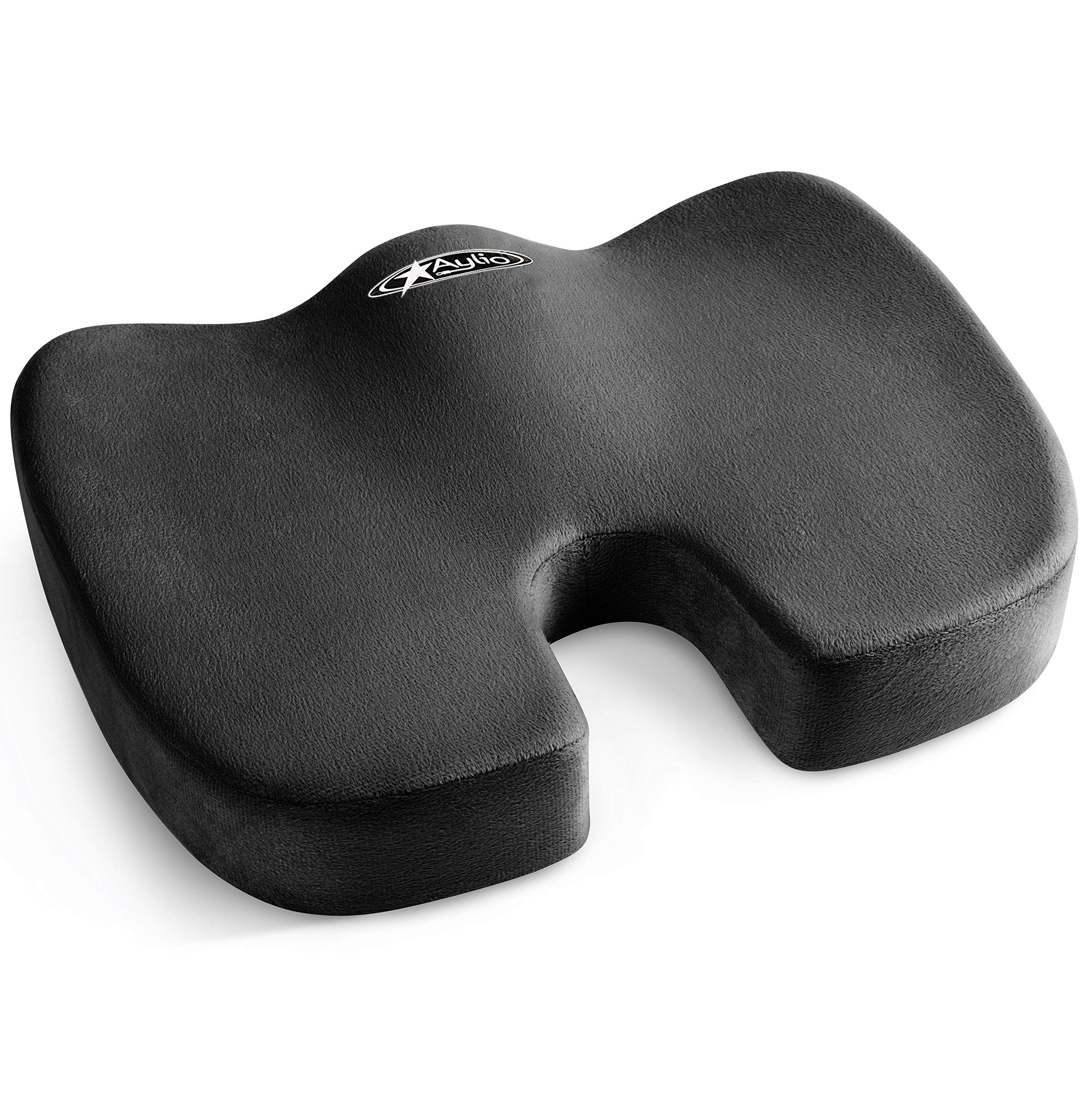 Aylio Coccyx Seat Cushion Back Support, Tailbone Relief, Washable