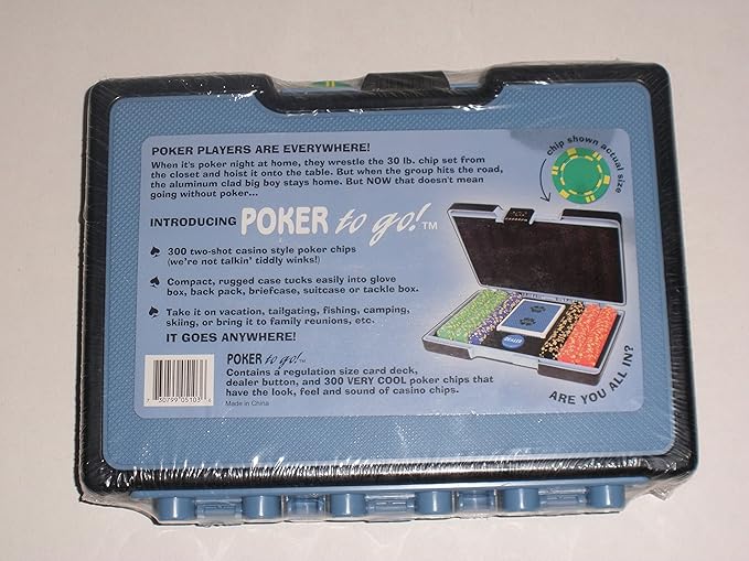 Poker to Go! Mini Poker Chip Set Sports & Outdoors