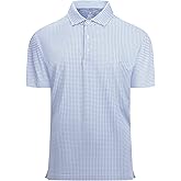 WARHORSEE Golf Polo Shirts for Men Short Sleeve Wrinkle Free 4 Way Stretch Moisture Wicking Performance Collared Tshirts