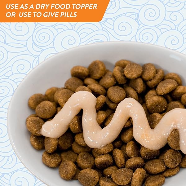 INABA CHURU CAT TREATS, GRAIN-FREE, LICKABLE, SQUEEZABLE CREAMY PURÉE CAT TREAT/TOPPER WITH VITAMIN E & TAURINE, 0.5 OUNCES EACH TUBE, 4 TUBES, TUNA WITH SCALLOP RECIPE