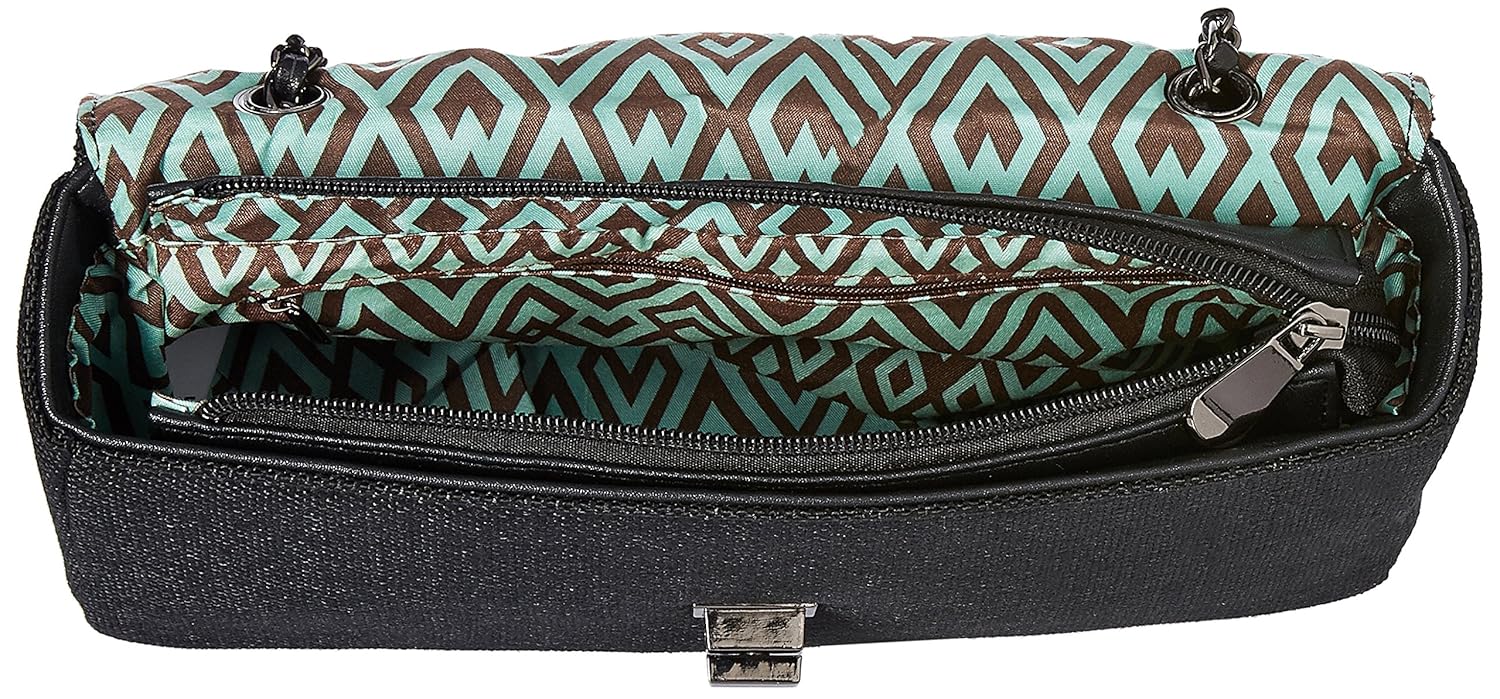 caprese frauline women's satchel (black)