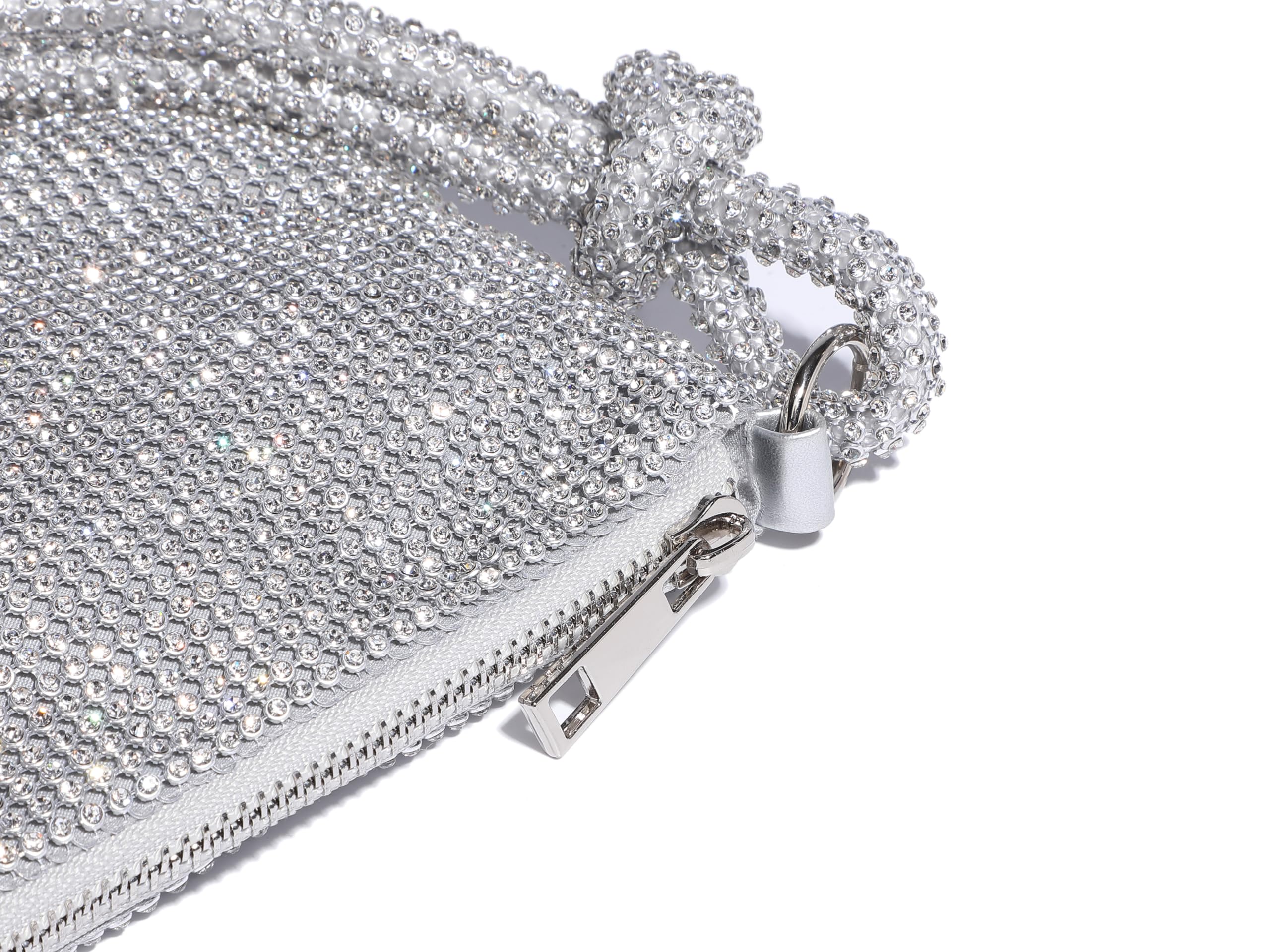 YUWITA Rhinestone Purse for Women Evening Bag Glitter Sparkly Mini Handbags