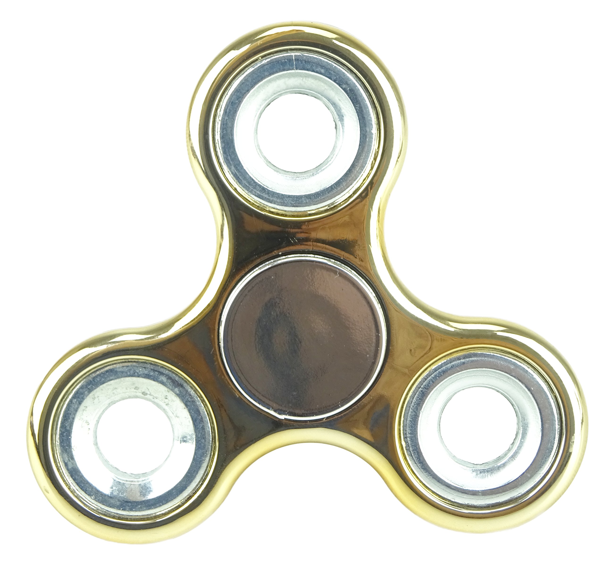 Christmas Concepts® - Exclusive Fidget Hand Spinner - Stress Reducer, Stress Relief, Autism - METALLIC GOLD